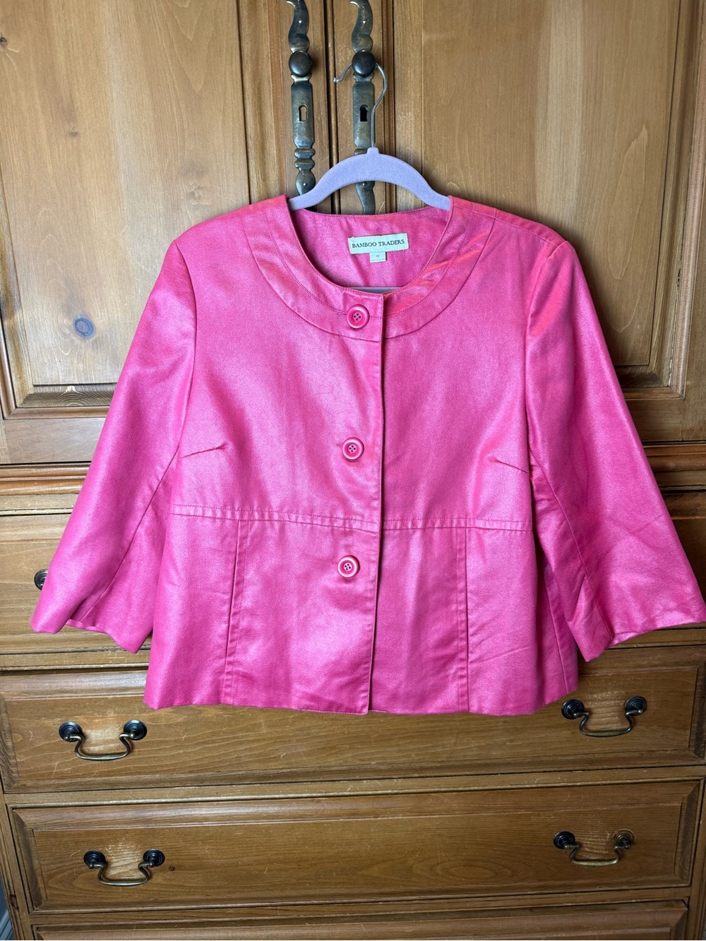 Vintage Bamboo Traders Women's Pink Short Jacket